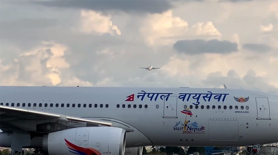 नेपाल एयरलाइन्सले हङकङबाट सुटुक्क ल्यायो ७ यात्रु