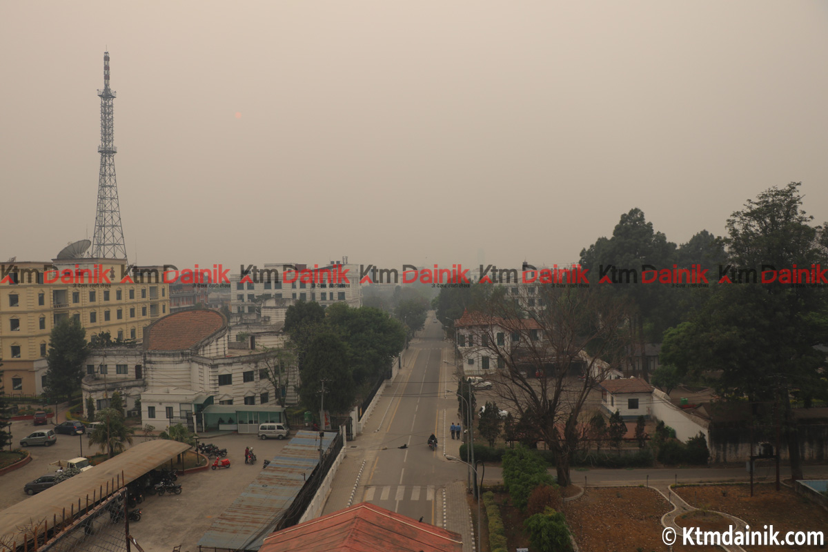 काठमाडौं विश्वकै छैटौँ प्रदूषित शहर