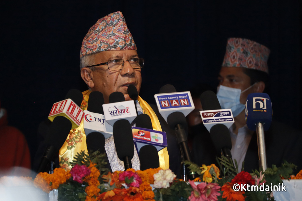 पाँच दलीय गठबन्धन आगामी चुनावसम्म कायम रहन्छ : अध्यक्ष नेपाल