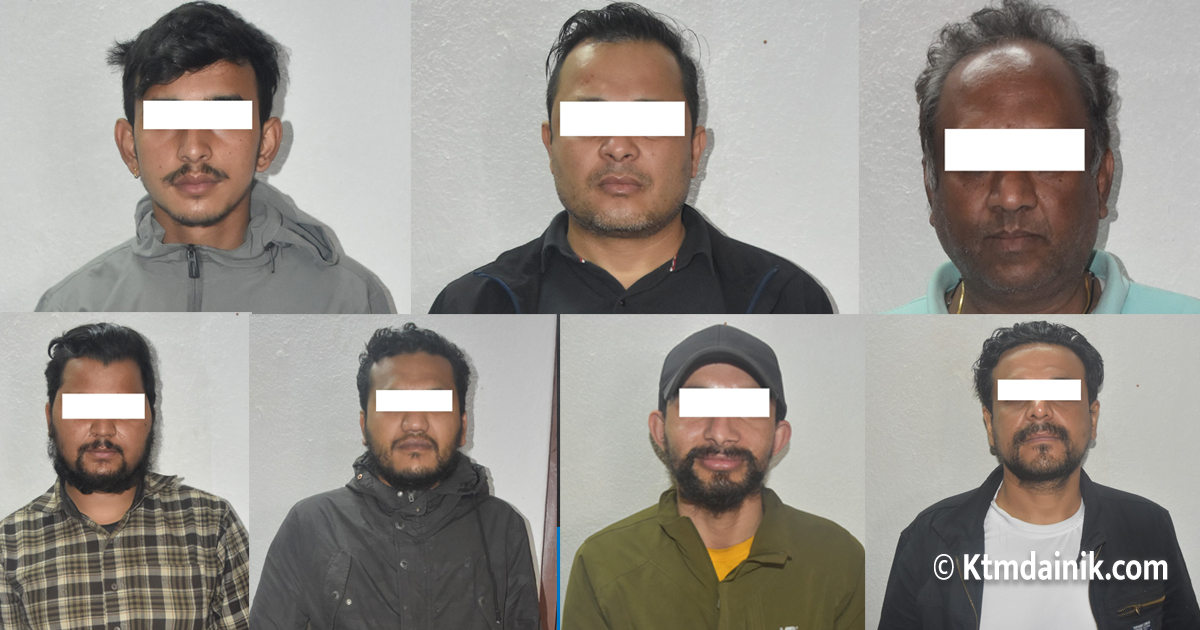 काठमाडौंमा अक्सिमिटरको कालोबजारी गरेको आरोपमा सात पक्राउ