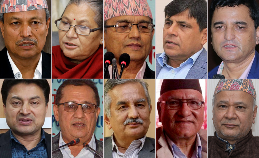एमालेले छान्यो १० टोली नेता, माधव नेपाल छाडेकालाई ओलीले दिएनन् जिम्मेवारी