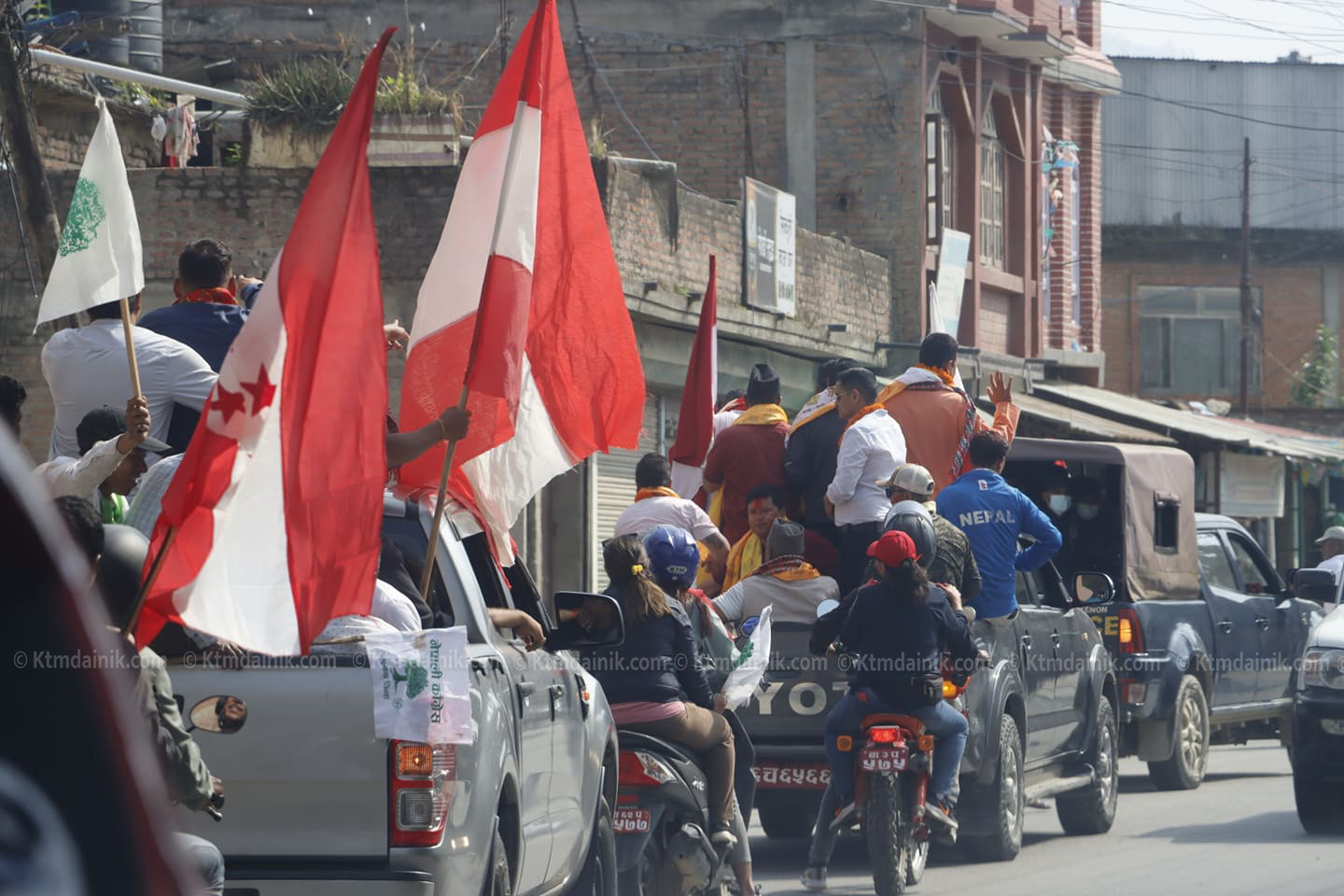 गोकर्णेश्वरमा नेपाली कांग्रेसको विजयी जुलुस (तस्बिरहरू)