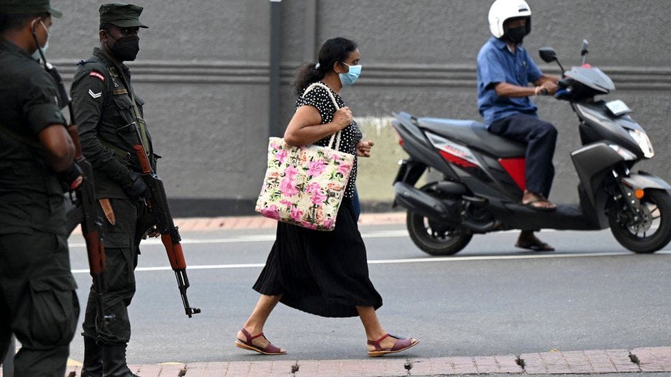 श्रीलंकामा फेरि कर्फ्यू