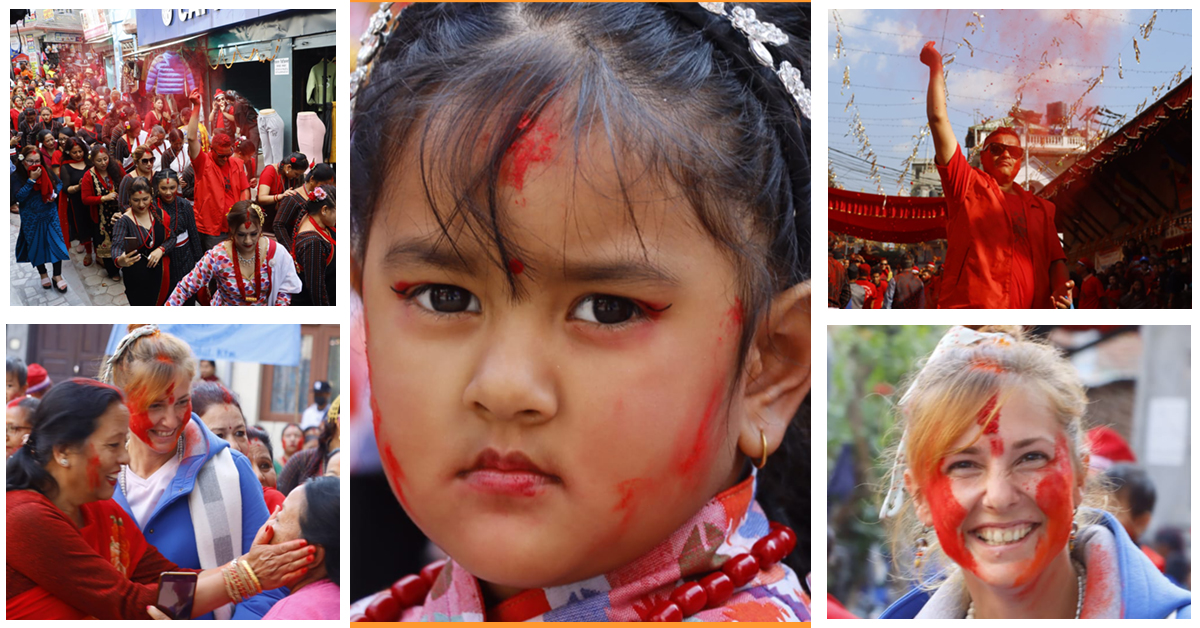 काठमाडौंको चाबहिलमा मनाईयो सिन्दूर जात्रा (फोटोफिचर)