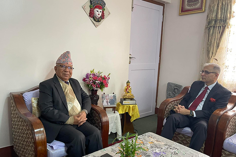 एकीकृत समाजवादीका अध्यक्ष नेपाल र भारतीय बिदेशसचिवबीच भेटवार्ता
