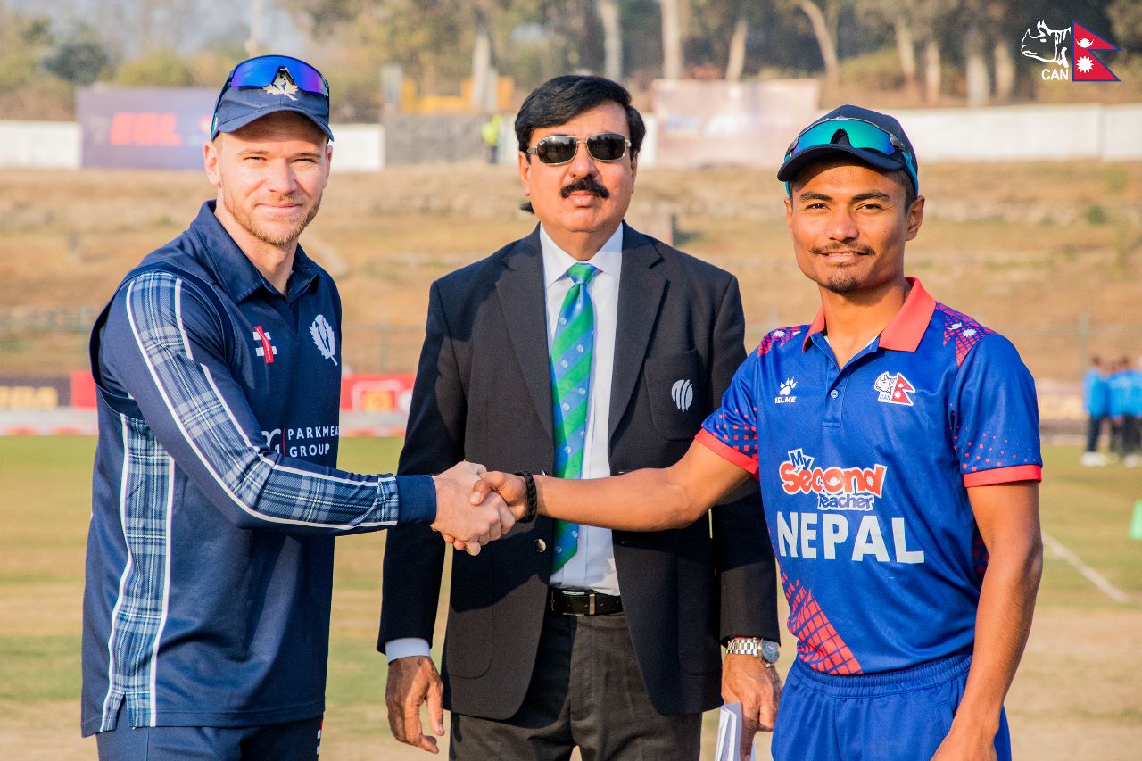 आईसीसी विश्वकप क्रिकेट लिग–२ टस जितेर नेपाल मैदानमा