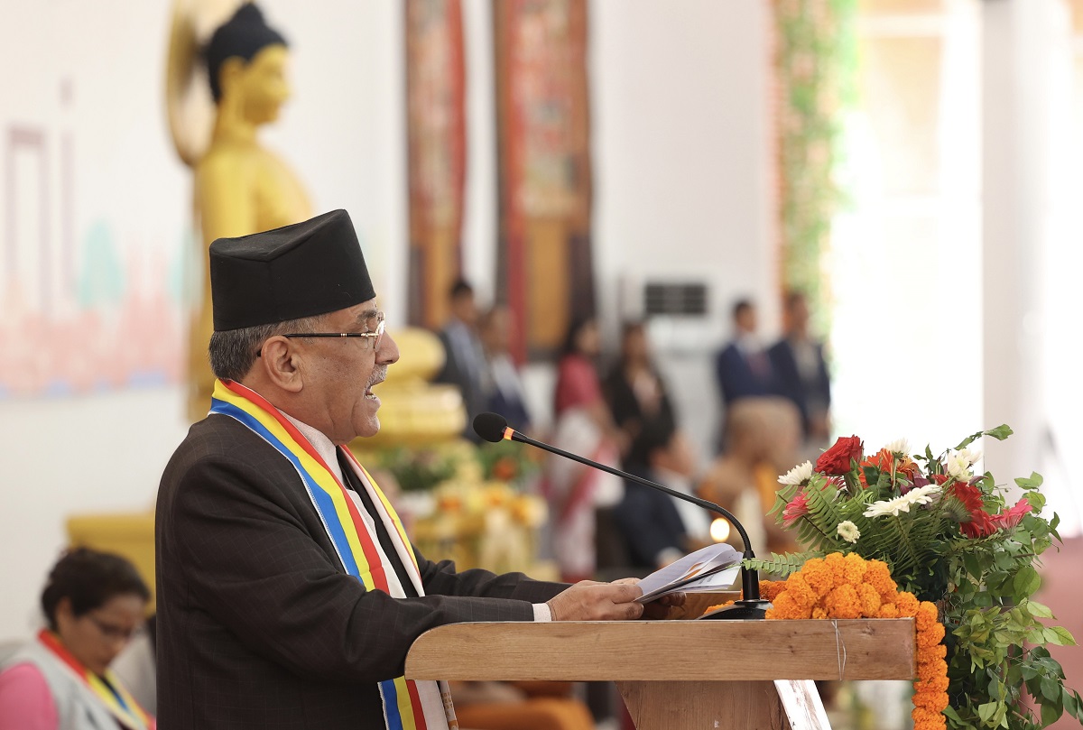 लुम्बिनीको समग्र विकासमा सरकारले उच्च प्राथमिकता दिएको छ : प्रधानमन्त्री