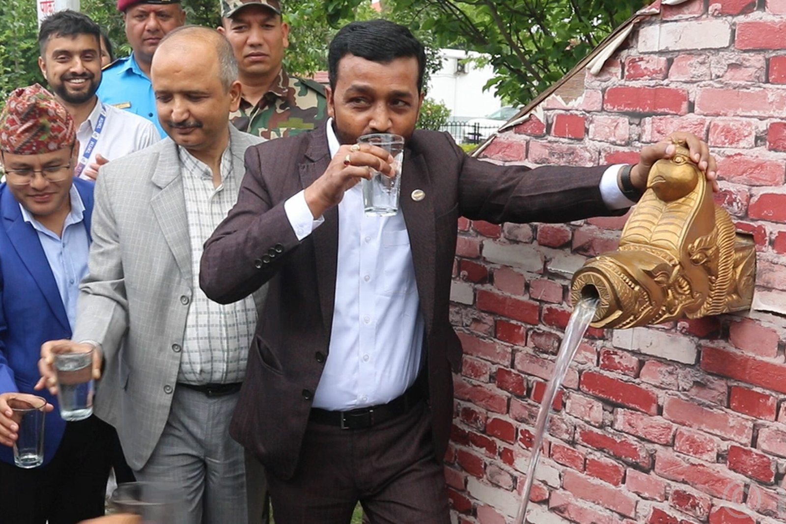 सिंहदरवारमा मेलम्चीको पानी वितरण सुरु