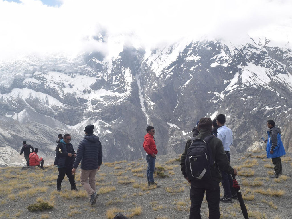 अन्नपूर्ण आधार शिविरमा म्याराथन दौड प्रतियोगिता