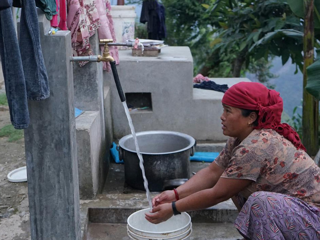 डाडागाउँमा ‘एक घर, एक धारा’