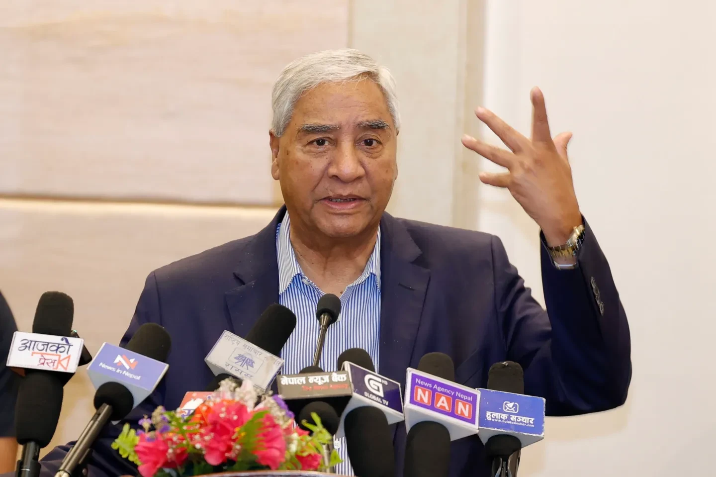 भिजिट भिसा प्रकरणमा गृहमन्त्रीको संलग्नताबारे देउवाको टिप्पणी- बेकारको झूटा कुरा हो