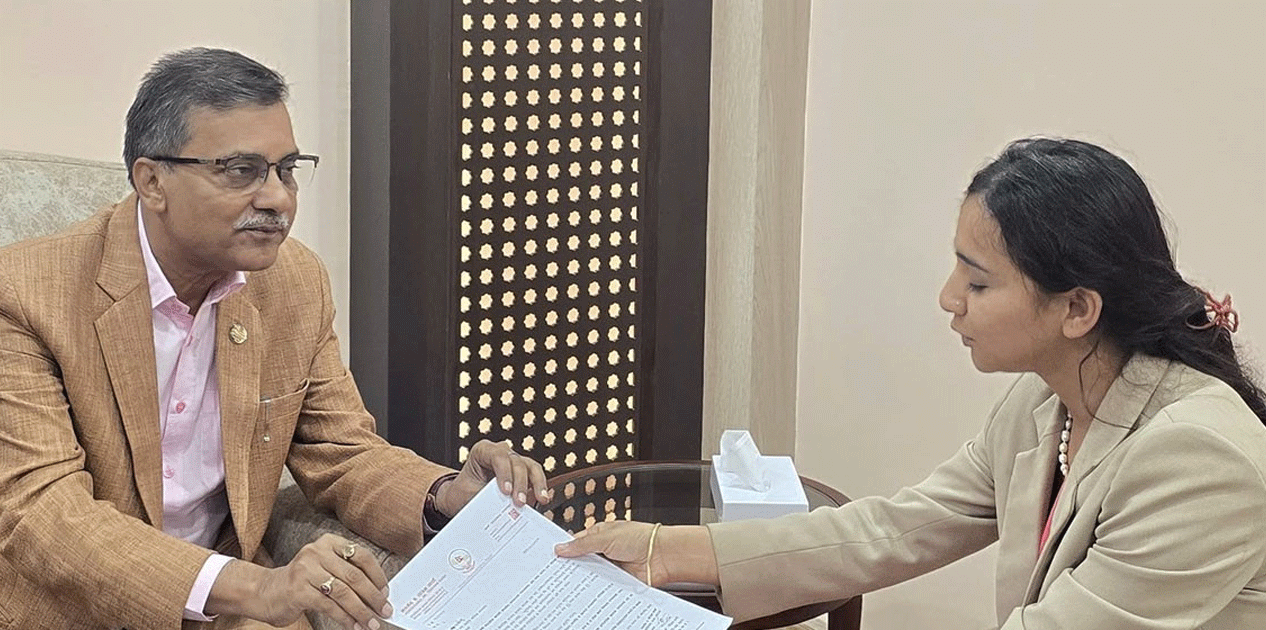 बहुविवाह कानुनबारे सरकारको आधिकारिक धारणा माग गर्दै कानून मन्त्रीलाई तोसिमाको ध्यानाकर्षण पत्र