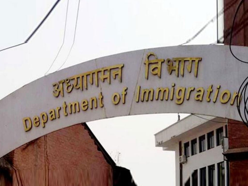 विदेशी नागरिकलाई भिसा नियमित गरेर प्रस्थान अनुमति दिने अध्यागमन विभागको निर्णय