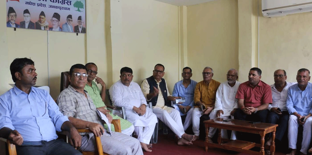 मधेश प्रदेश सरकारबाट कांग्रेसले लियो समर्थन फिर्ता
