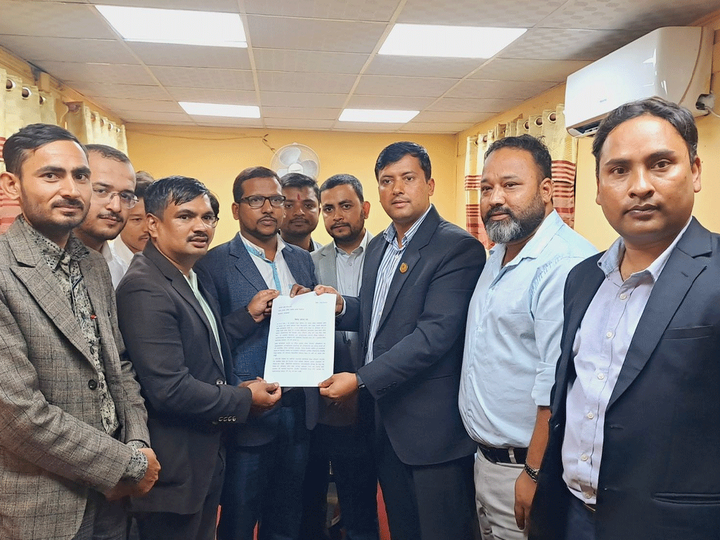शिक्षा विधेयकबारे एमालेलाई संयुक्त विद्यार्थी संगठनको ज्ञापन पत्र