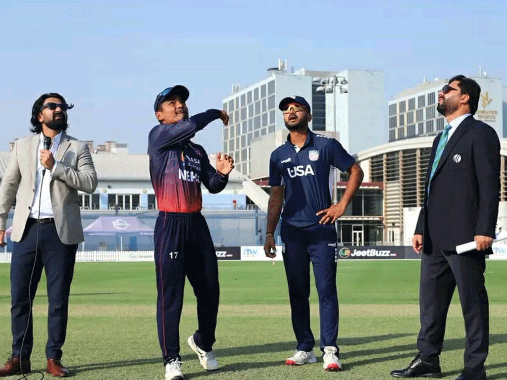 नेपालले अमेरिकालाई दियो २७२ रनको लक्ष्य