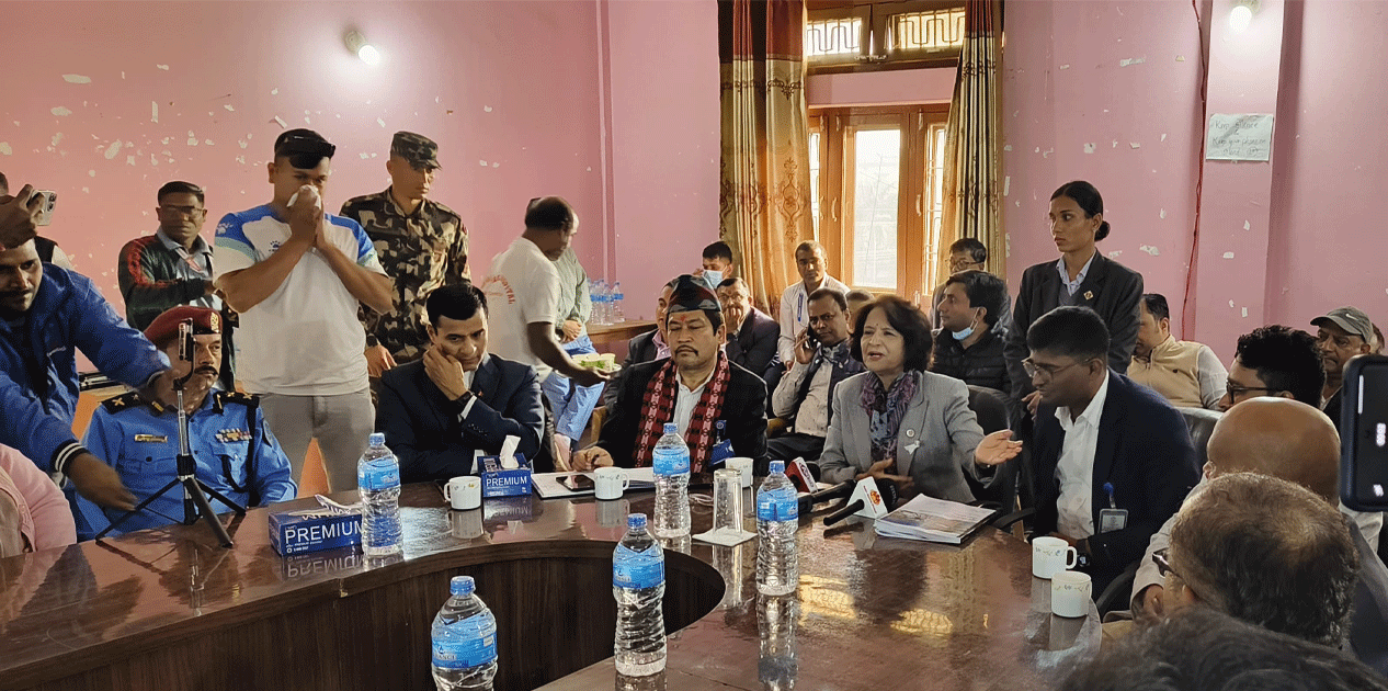 ‘नारायणी अस्पतालको भवन निर्माण संघीय सरकारको प्राथमिकतामा छ’ : स्वास्थ्य मन्त्री गौतम