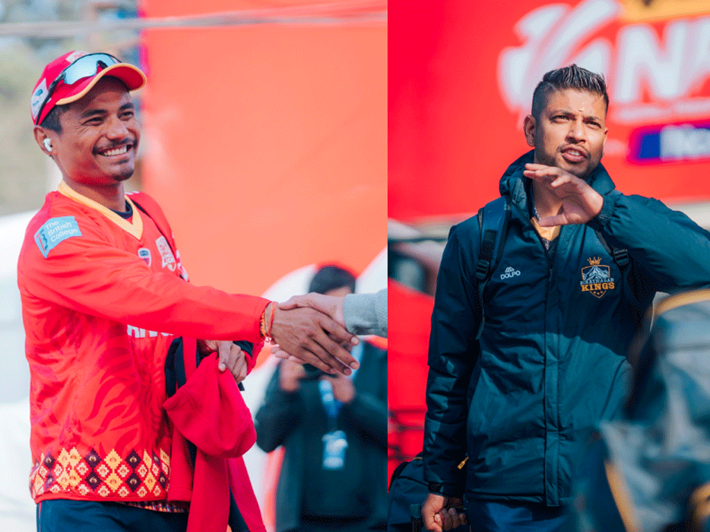 विराटनगर किंग्सविरुद्ध टस जितेर पहिला बलिङ गर्दै लुम्बिनी लायन्स