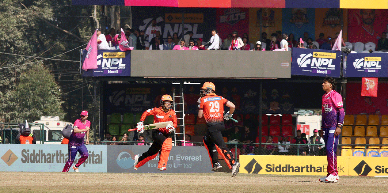 डेविड र अर्जुनको अर्धशतकमा चितवनले दियो १७७ रनको लक्ष्य