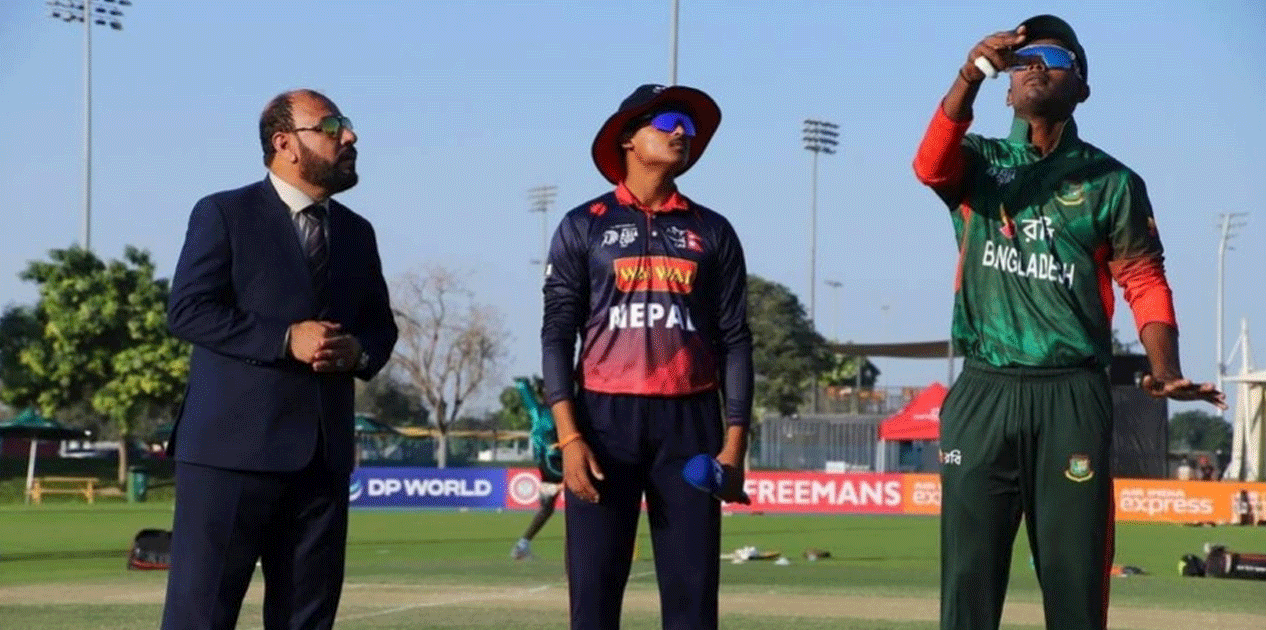 एसीसी यू-१९ एसिया कपमा नेपालको लगातार दोस्रो हार, बंगलादेशसँग सात विकेटले पराजित