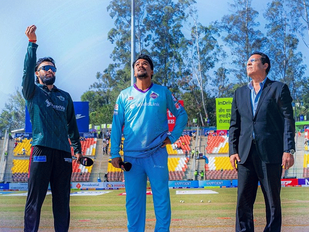 भीम सार्कीको आक्रामक पोखराले काठमाडौंलाई दियो १६६ रनको लक्ष्य