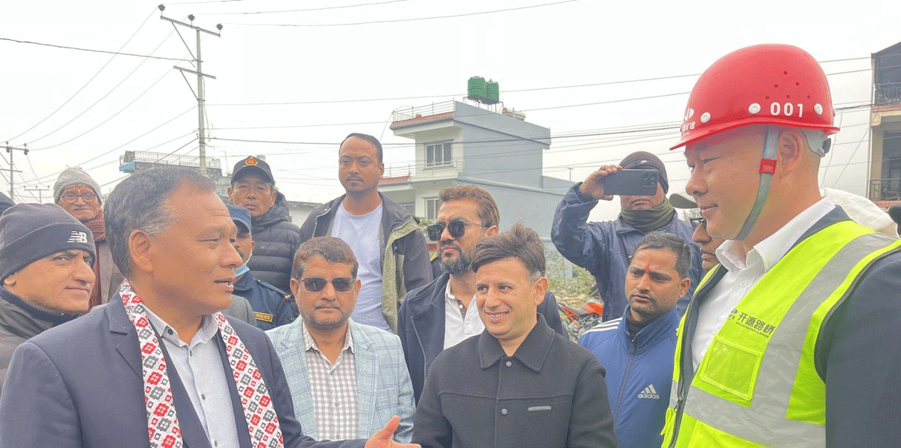 मुग्लिन-पोखरा सडक शीघ्र सम्पन्न गर्न मन्त्री घिसिङको निर्देशन