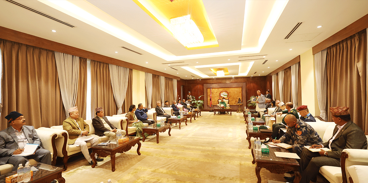 सर्वपक्षीय बैठक बालुवाटारमा सुरु