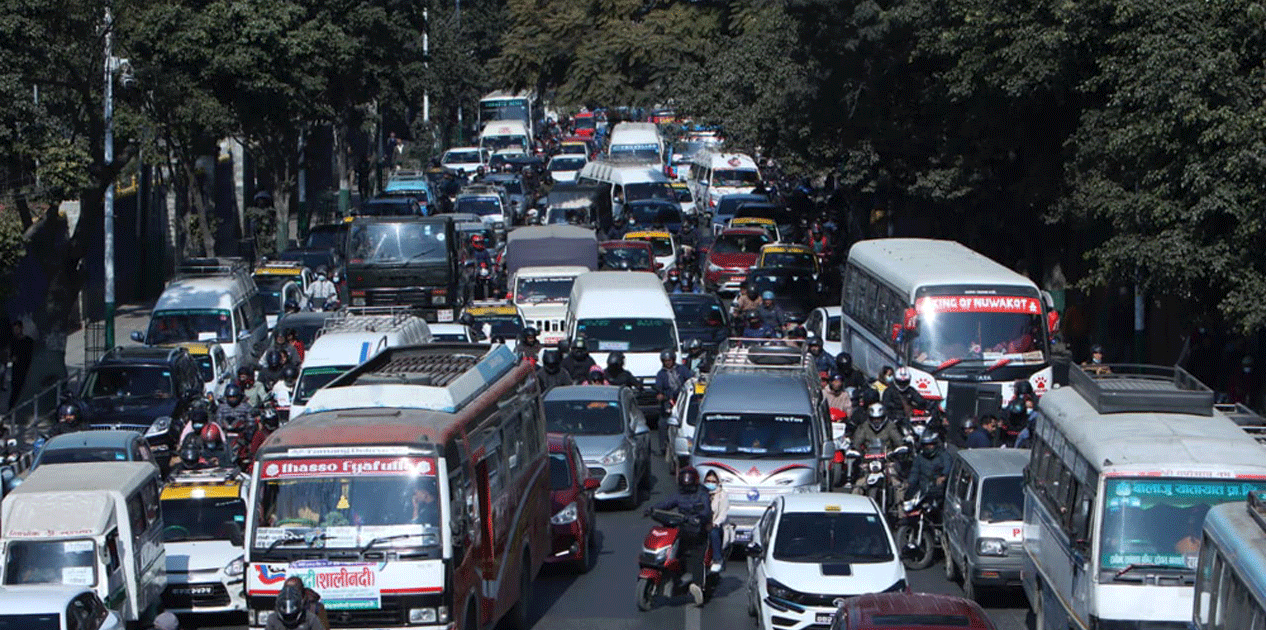 काँग्रेस विशेष महाधिवेशनले काठमाडौँको भृकुटीमण्डपलगायत आसपासको क्षेत्रमा यातायात प्रभावित