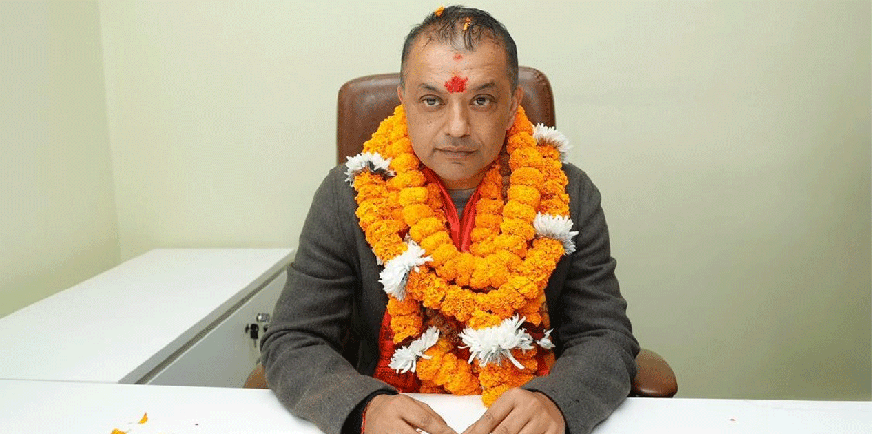 जनताका बीचमा रहेर विकास निर्माणमा समर्पित हुने गगन थापाको प्रतिबद्धता