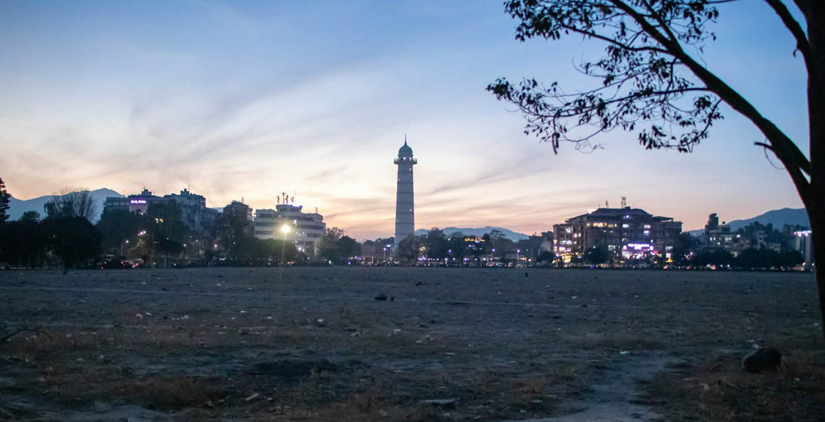 सैनिक मञ्चको दक्षिण चौर सुधार्दै महानगर, झण्डै ३ करोडको वरमुढा घाँस रोपिने