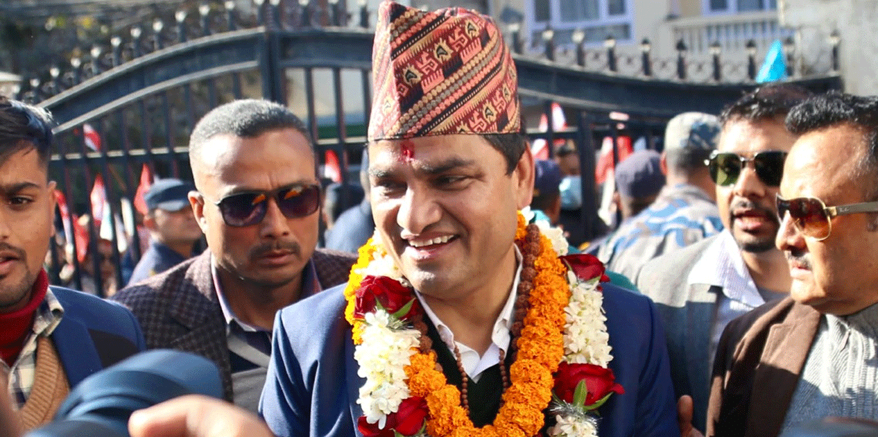 काँग्रेस महामन्त्री पौडेलले दर्ता गरे काठमाडौँ-५ बाट उम्मेदवारी