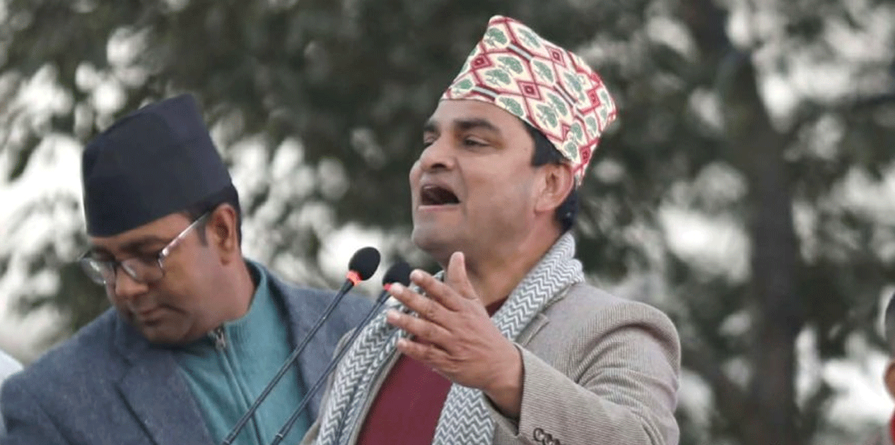 काँग्रेस महामन्त्री पौडेलद्वारा १४ बुँदे प्रतिज्ञा पत्र सार्वजनिक