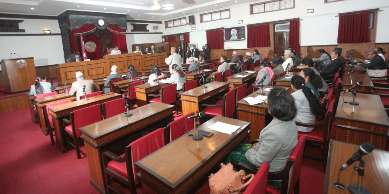 सार्वजनिक नीति तथा प्रत्योजित विधायन समितिको प्रतिवेदन राष्ट्रिय सभामा पेश