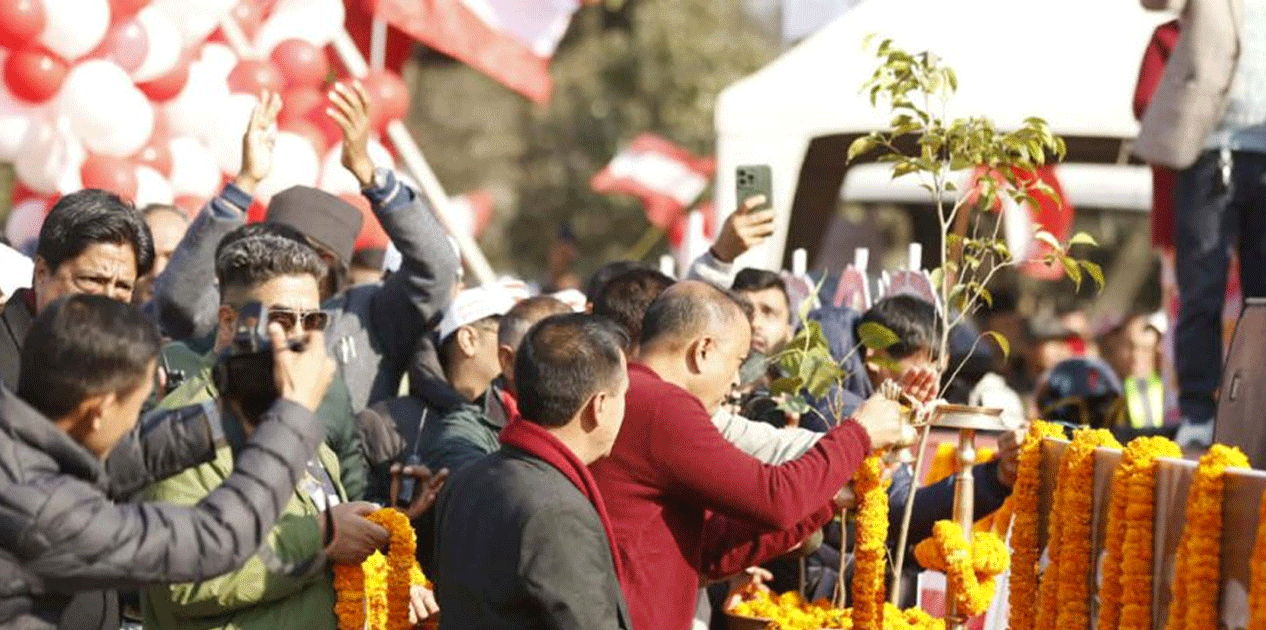 गगन-विश्वले गरे विशेष महाधिवेशन उद्घाटन