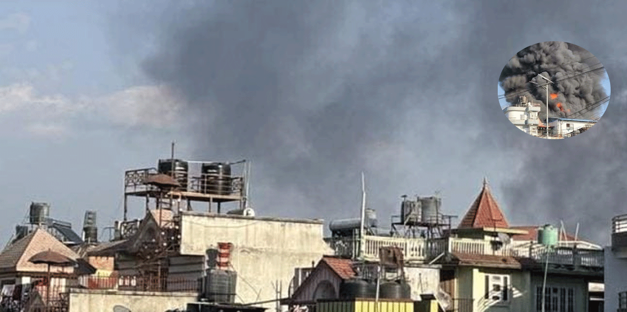 गैरीगाउँस्थित काठ गोदाममा आगलागी