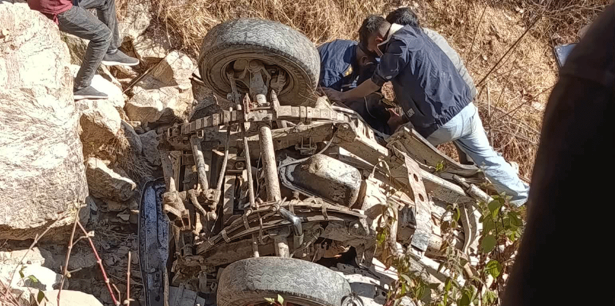 बैतडी जिप दुर्घटना अपडेट: ३ जनाको मृत्यु, ६ जना घाइते