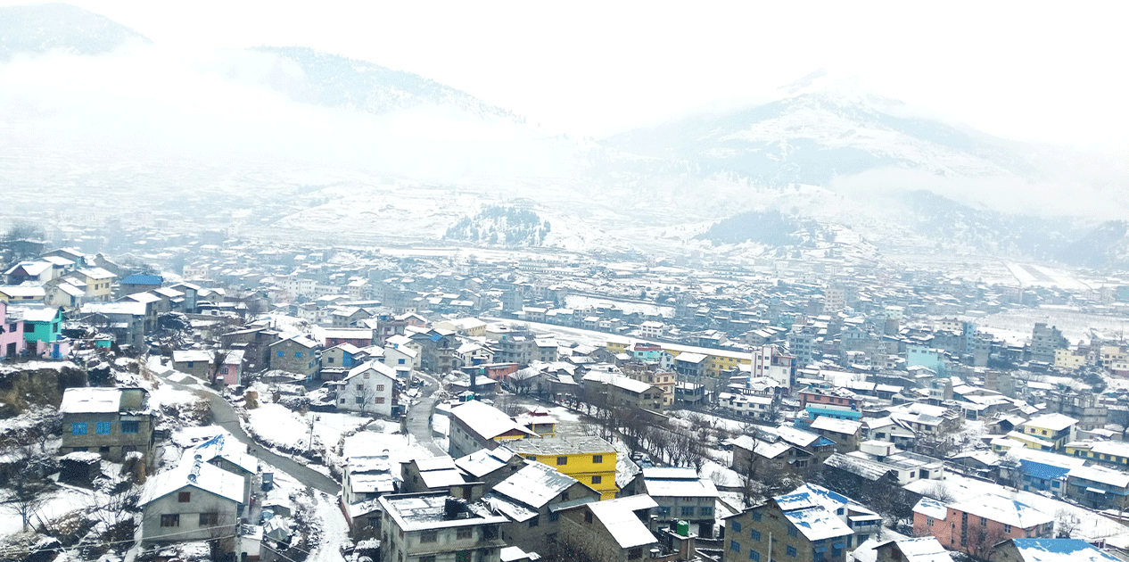 जुम्लामा हिमपातपछि जनजीवन कष्टकर, किसान खुसी