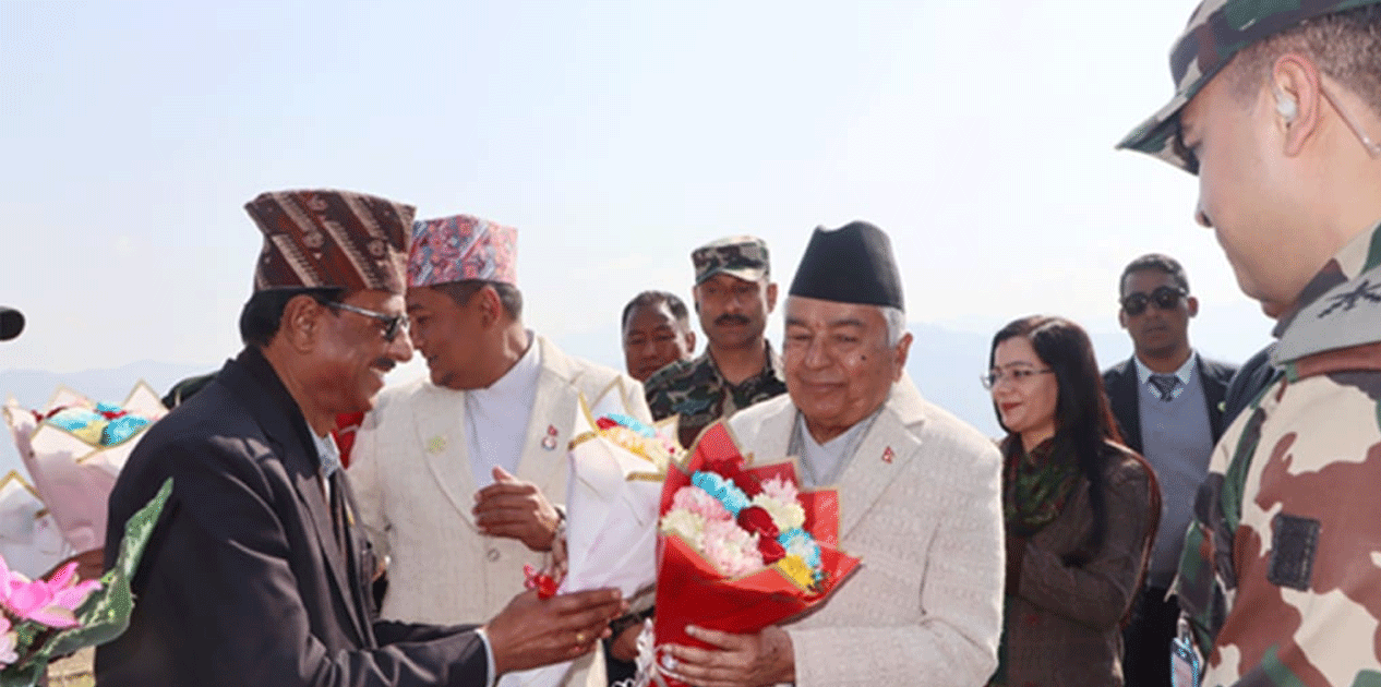 राष्ट्रपति पौडेल बागलुङमा