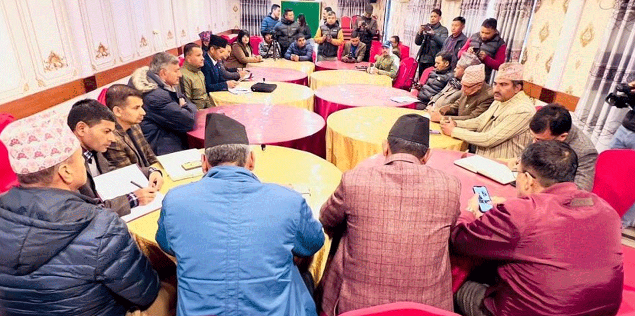 निर्वाचनलाई शान्तिपूर्ण, मर्यादित र निष्पक्ष बनाउन पाँच राजनीतिक दलहरूको साझा प्रतिबद्धता