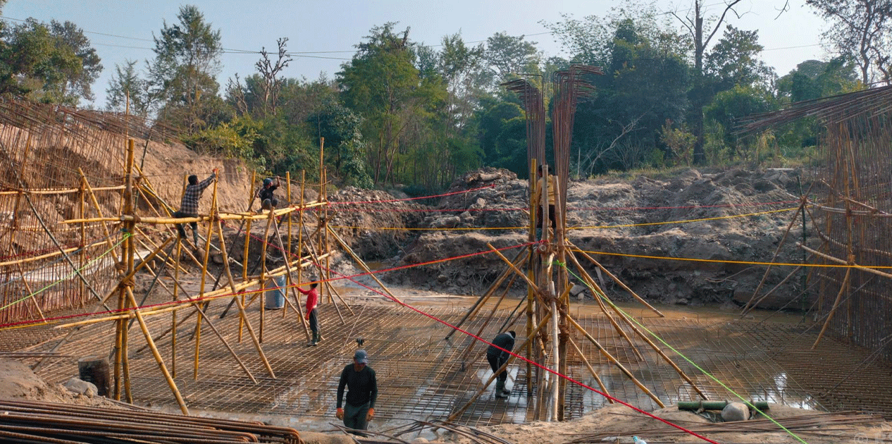 टोटी खोलामा पक्की पुल निर्माण थालियो
