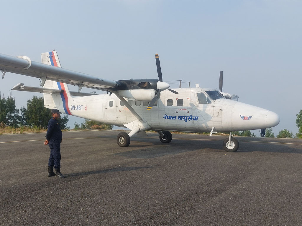 गुल्मीमा हवाई उडान कटौती, अब सातामा तीनपटक मात्र