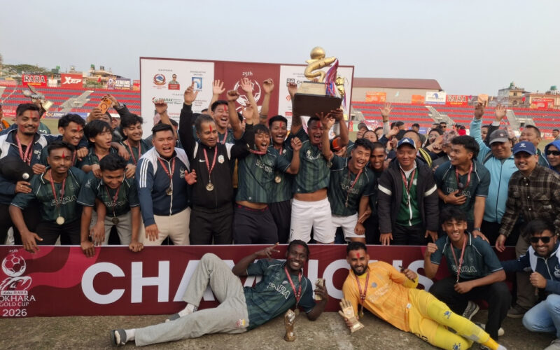 सहाराले १२ वर्षपछि चुम्यो आहा रारा गोल्डकपको उपाधि