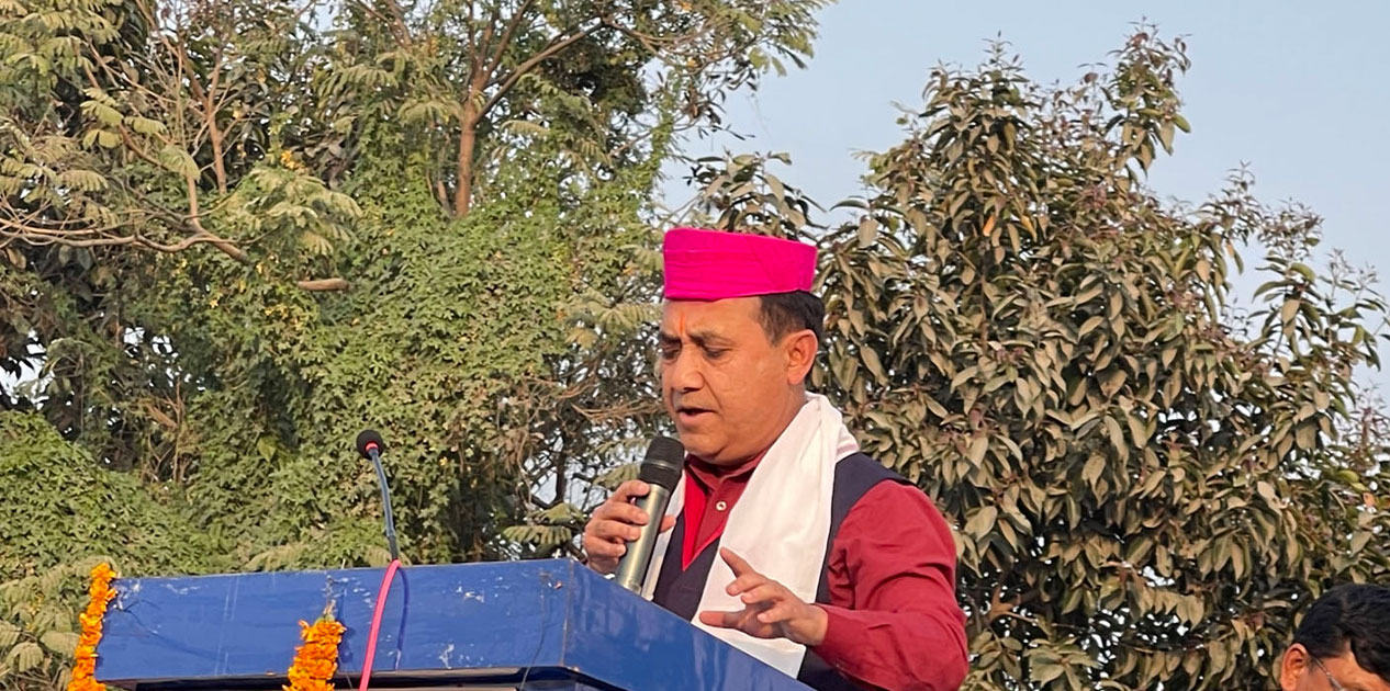 विश्वप्रकाश शर्माको अपिल : ‘देश र मधेश पीडामा छन्, सम्हाल्न सक्ने शक्तिलाई जिताउनुहोस्’