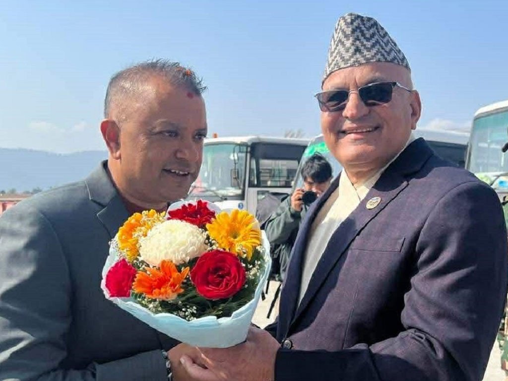 काँग्रेस सभापति थापा पोखरामा