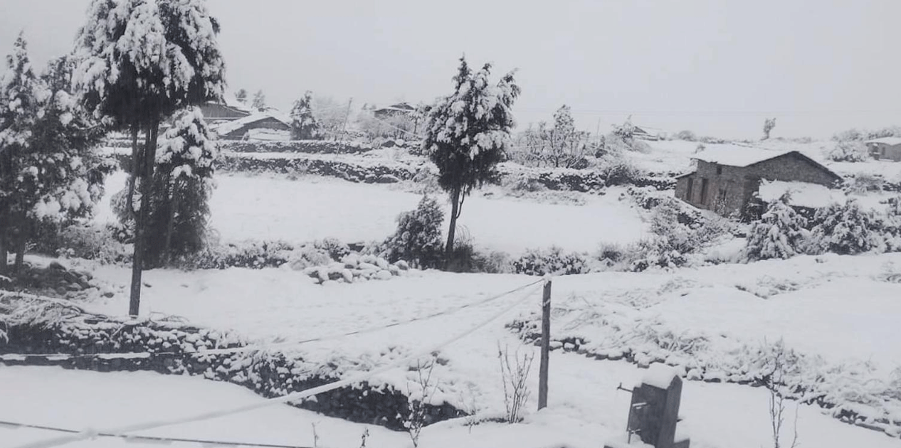 आज उच्च पहाडी तथा हिमाली भागका केही स्थानमा मध्यम हिमपात र वर्षाको सम्भावना