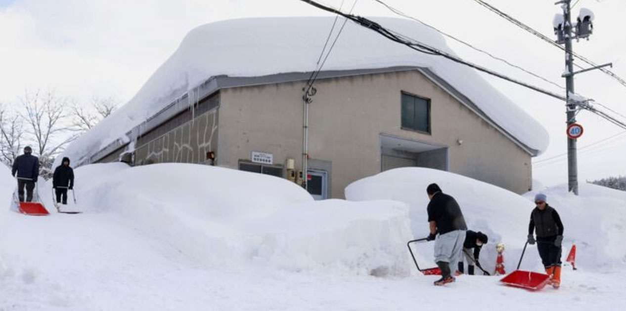 जापानमा भारी हिमपात, ४६ जनाको मृत्यु