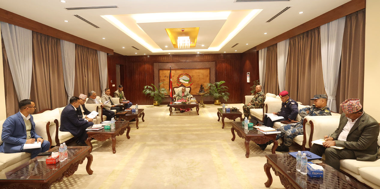 प्रधानमन्त्री कार्कीले निर्वाचन सुरक्षा अवस्थाबारे सुरक्षा निकायका प्रमुखहरूसँग लिइन् जानकारी