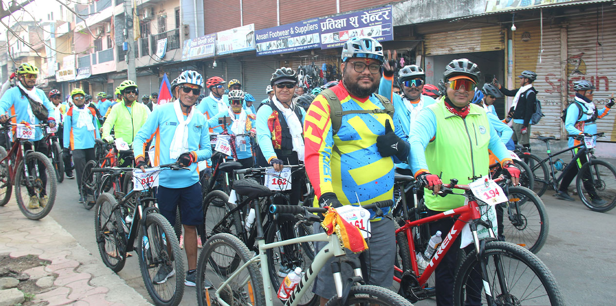 नेपालगञ्जमा आजदेखि ‘टुर द ठाकुरद्वारा’ साइकल महोत्सव सुरु
