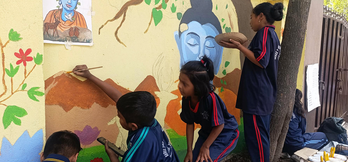 कला सिर्जनामा तिखारिँदै विद्यार्थीका क्षमता