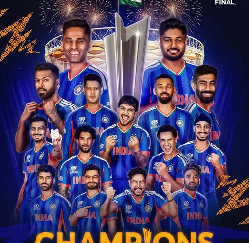 भारतले जित्यो टि–२० विश्वकपको उपाधि